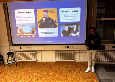 Founder Talk im STEYG:<br><small>Geschichten, Learnings und echte Gründermomente</small> 3 Spannende Insights als Gründer durch metergrid im Founder Talk