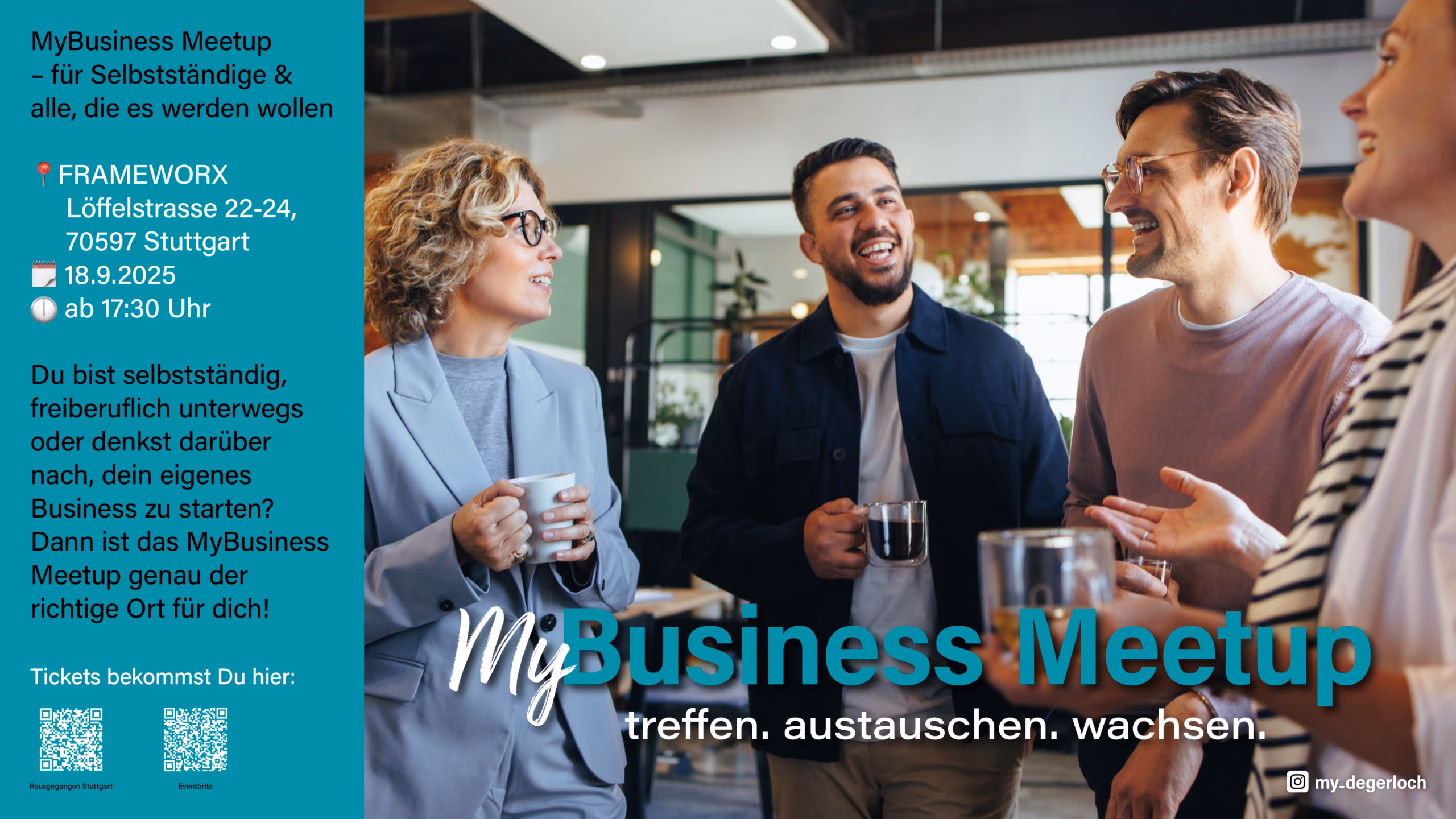 My Business Event in Degerloch – Networking for the Self-Employed, Freelancers, and Future Founders